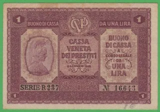 1 Lira - Taliansko