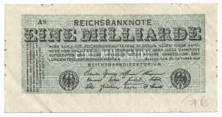 1 Milliarde Mark - Nemecko