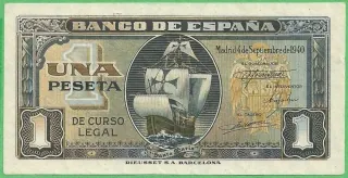 1 Peseta 1940