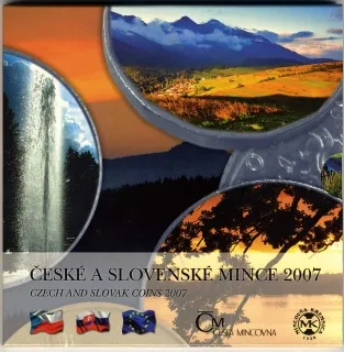 2007 Sada České a Slovenské mince
