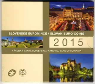 2015 Sada Slovenských Euro mincí - národná banka Slovenska
