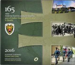 2016 Sada Slovenských Euromincí 165 rokov modernej finanč. správ