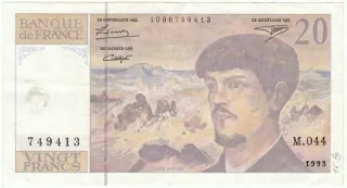 20 Francs 1993