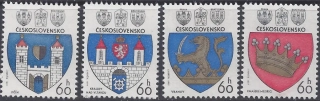 2236-2239**  Znaky čs. miest