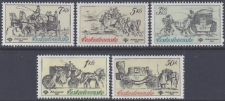 2469-2473**  Historické poštové vozy