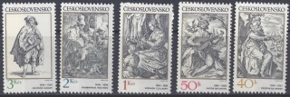 2533-2537**  Hudobné motívy na rytinách