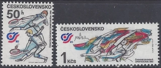 2699-2700** Čs. spartakiáda 1985
