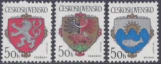 2733-2735**  Znaky čs. miest
