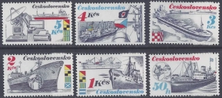 2885-2890**  Čs. námorné lode