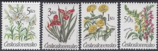 2930-2933**  Záhradné kvety