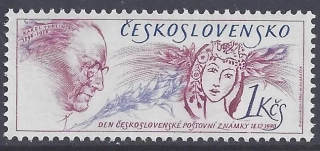 2965**  Deň čs. poštovej známky