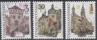 2979-2981** Čs. hrady a zámky