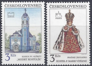 2988-2989** Pražské a bratislavské motívy
