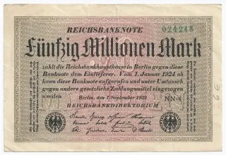 50 Millionen Mark - Nemecko