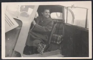 Dobová fotografia - staré auto - automobil - veterán - Foto