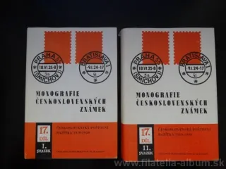 Monografie Československých známek 17.diel 2 zv.