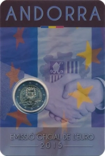 2015 - Pamätná minca Andorra 2€ / vydaná (2016)