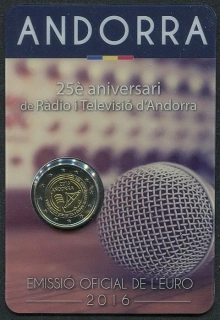 2016 - Pamätná minca Andorra 2€