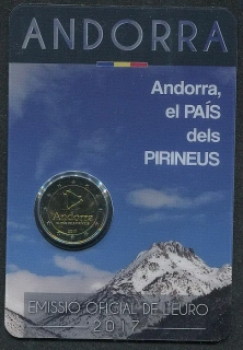 2017 - Pamätná minca Andorra 2€