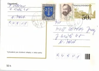 Poštová história