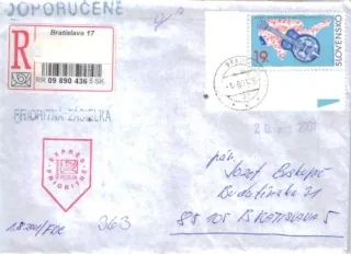 Poštová história