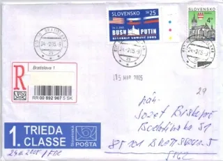 Poštová história
