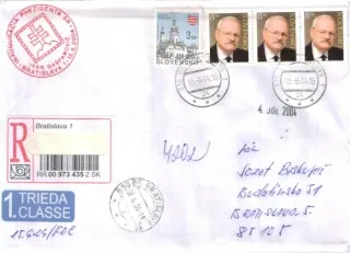 Poštová história