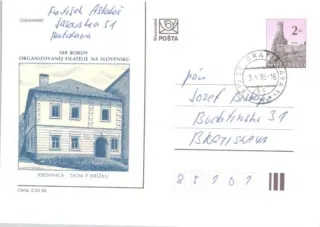 Poštová história