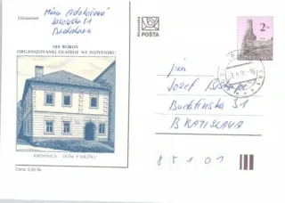 Poštová história