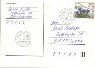 Poštová história