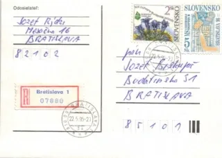 Poštová história