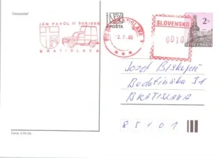Poštová história