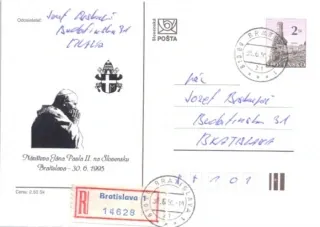 Poštová história