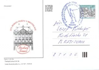 Poštová história