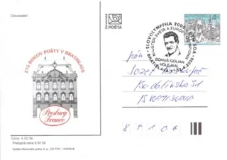 Poštová história