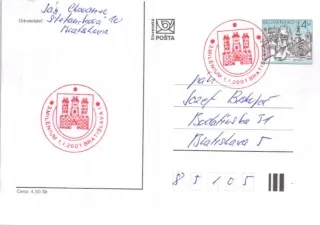 Poštová história