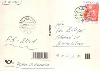Poštová história