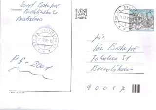 Poštová história