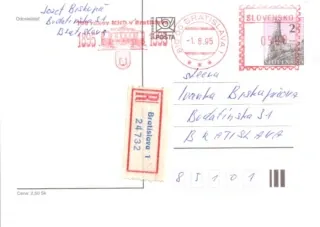 Poštová história