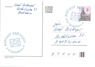 Poštová história