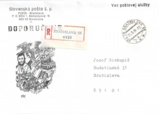 Poštová história