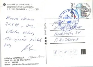 Poštová história