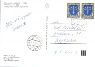 Poštová história