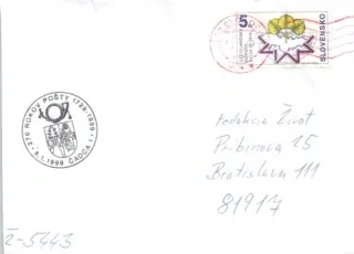 Poštová história
