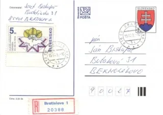 Poštová história
