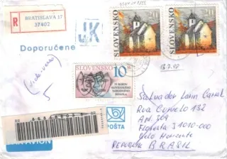 Poštová história