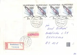 Poštová história