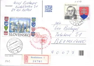 Poštová história