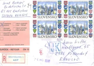 Poštová história