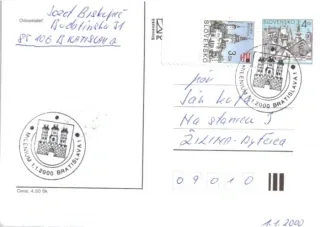 Poštová história